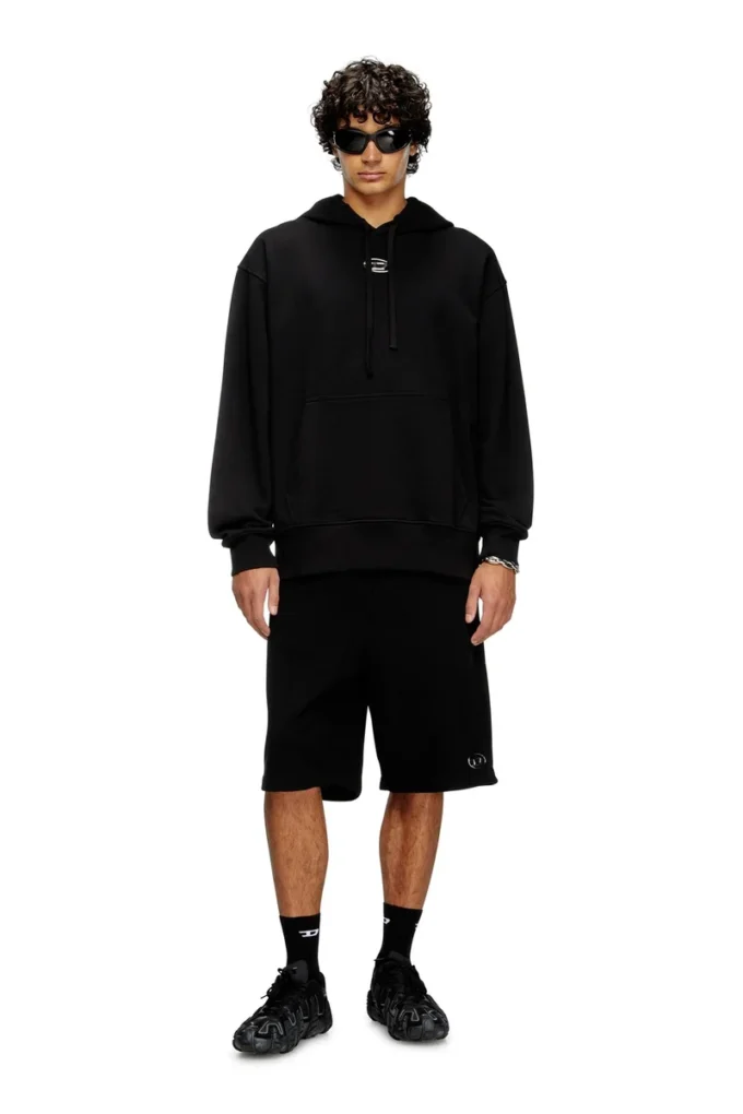 s-macs-hood-od Hoodie med metalliskt logo s-macs-hood-od Hoodie med metalliskt logo