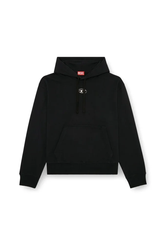 s-macs-hood-od Hoodie med metalliskt logo s-macs-hood-od Hoodie med metalliskt logo