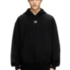 s-macs-hood-od Oversized hoodie med metallisk logotyp s-macs-hood-od Oversized hoodie med metallisk logotyp