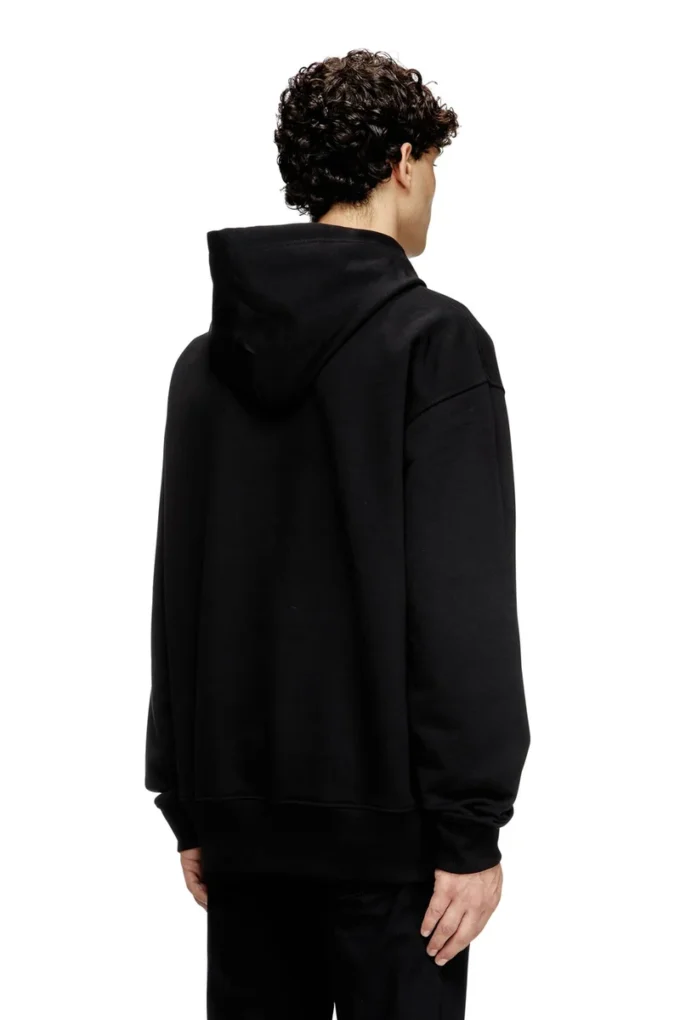 s-macs-hood-od Oversized hoodie med metallisk logotyp s-macs-hood-od Oversized hoodie med metallisk logotyp