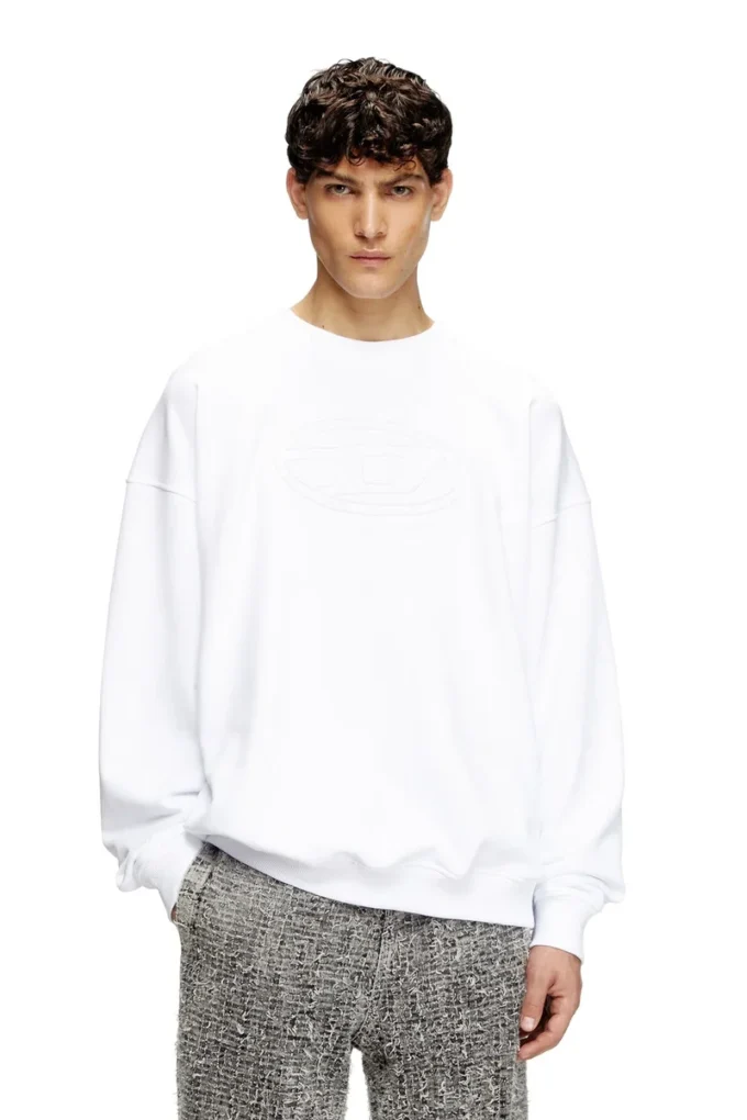 s-mart-bigoval Sweatshirt med präglat Oval D s-mart-bigoval Sweatshirt med präglat Oval D