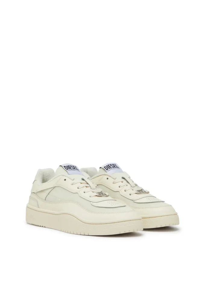 s-oval skate low S-Oval Skate – Lädersneakers med tygpaneler s-oval skate low S-Oval Skate – Lädersneakers med tygpaneler