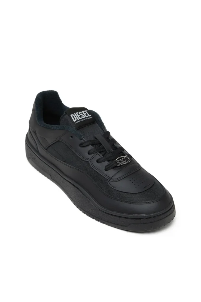 s-oval skate low S-Oval Skate – Lädersneakers med tygpaneler s-oval skate low S-Oval Skate – Lädersneakers med tygpaneler