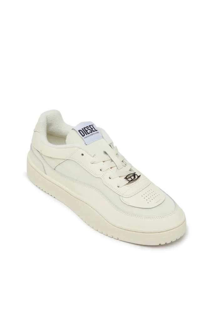 s-oval skate low S-Oval Skate – Lädersneakers med tygpaneler s-oval skate low S-Oval Skate – Lädersneakers med tygpaneler