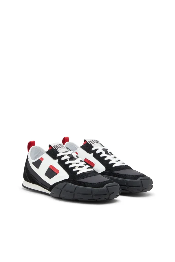 s-pagodha low S-Pagodha-Sneakers i läder, mocka och ripstop s-pagodha low S-Pagodha-Sneakers i läder, mocka och ripstop