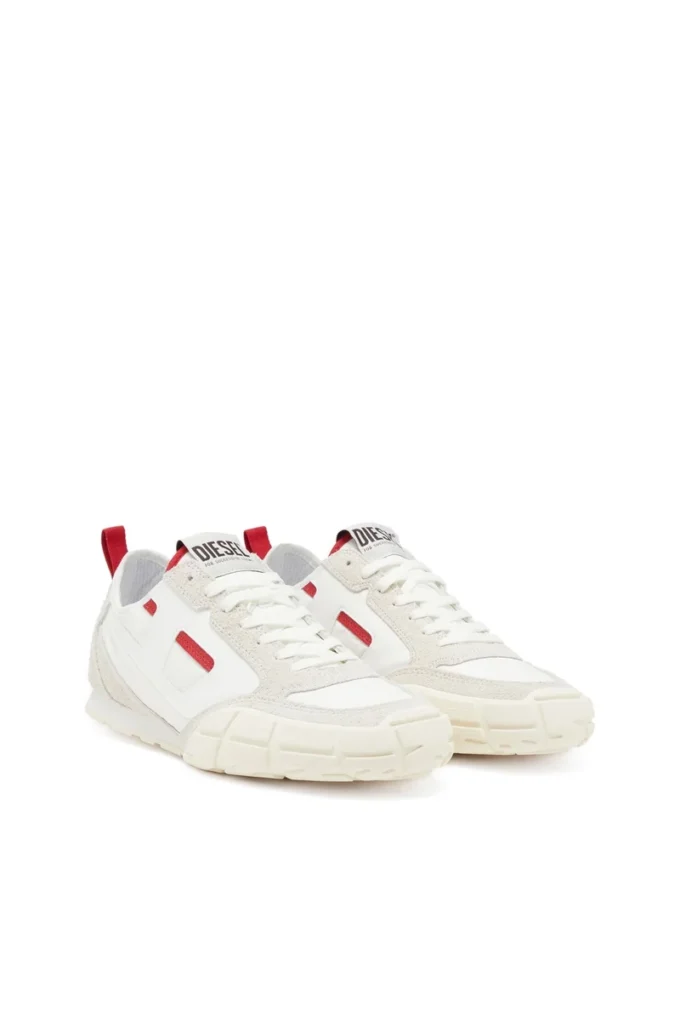 s-pagodha low S-Pagodha-Sneakers i läder, mocka och ripstop s-pagodha low S-Pagodha-Sneakers i läder, mocka och ripstop
