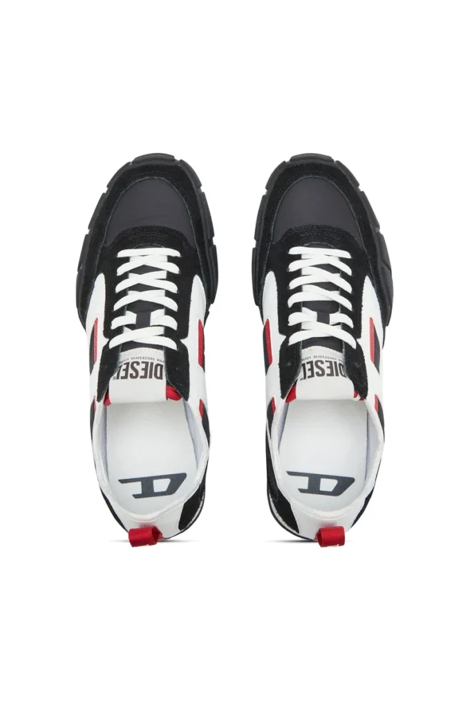 s-pagodha low S-Pagodha-Sneakers i läder, mocka och ripstop s-pagodha low S-Pagodha-Sneakers i läder, mocka och ripstop