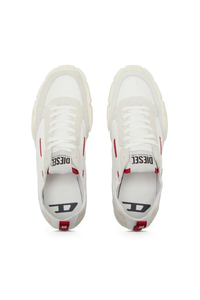 s-pagodha low S-Pagodha-Sneakers i läder, mocka och ripstop s-pagodha low S-Pagodha-Sneakers i läder, mocka och ripstop