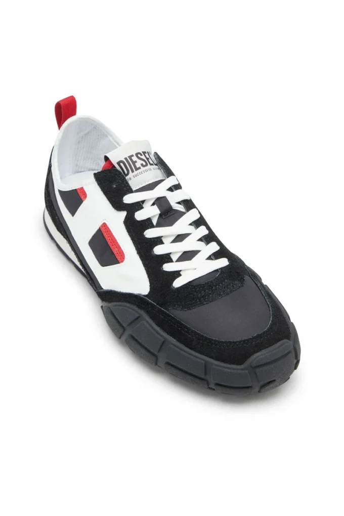 s-pagodha low S-Pagodha-Sneakers i läder, mocka och ripstop s-pagodha low S-Pagodha-Sneakers i läder, mocka och ripstop