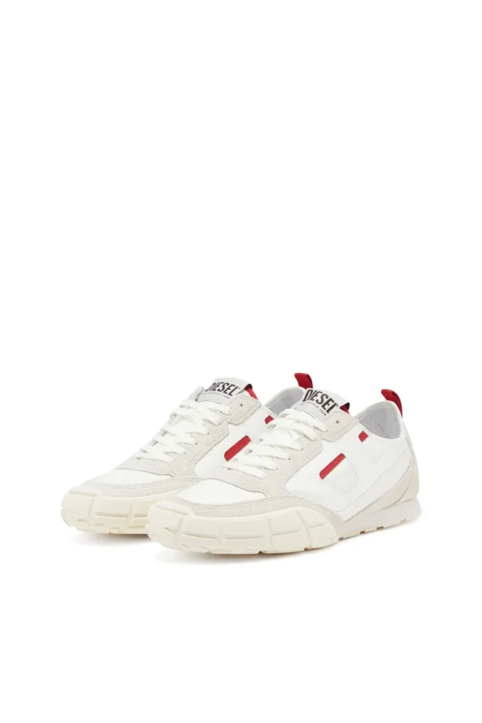 s-pagodha low S-Pagodha-Sneakers i läder, mocka och ripstop s-pagodha low S-Pagodha-Sneakers i läder, mocka och ripstop
