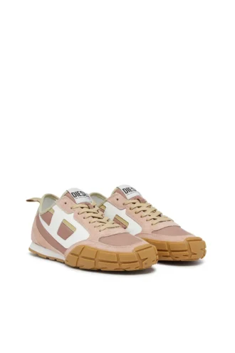s-pagodha low w S-Pagodha-Sneakers i läder, mocka och ripstop