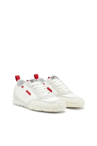 s-pagodha low w S-Pagodha-Sneakers i läder, mocka och ripstop