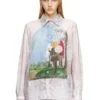 s-simply-a-ajfw Skjorta med medeltida tryck s-simply-a-ajfw Skjorta med medeltida tryck