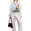 s-simply-a-ajfw Skjorta med medeltida tryck s-simply-a-ajfw Skjorta med medeltida tryck