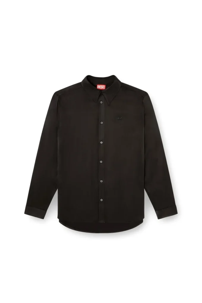 s-simply-ajfu Cuproskjorta med broderad logotyp