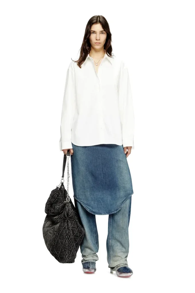 s-simply-c-wn-r1 Boyfriend-skjorta med Oval D