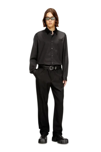 s-simply-gsbh Stretchskjorta i poplin med broderi