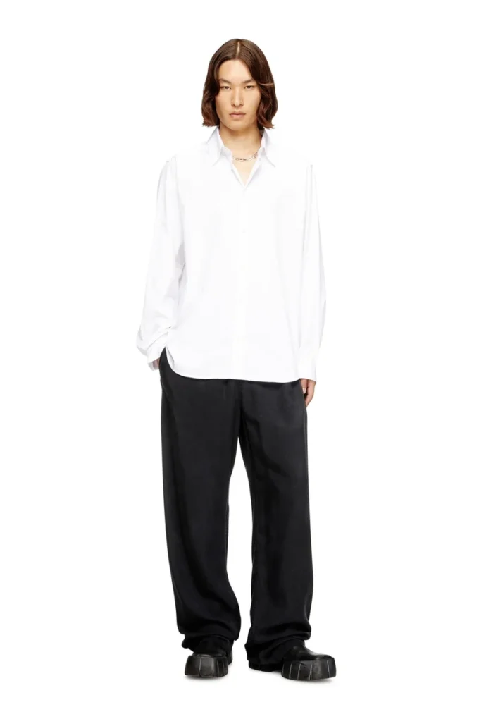 s-simply-gsbh Stretchskjorta i poplin med broderi