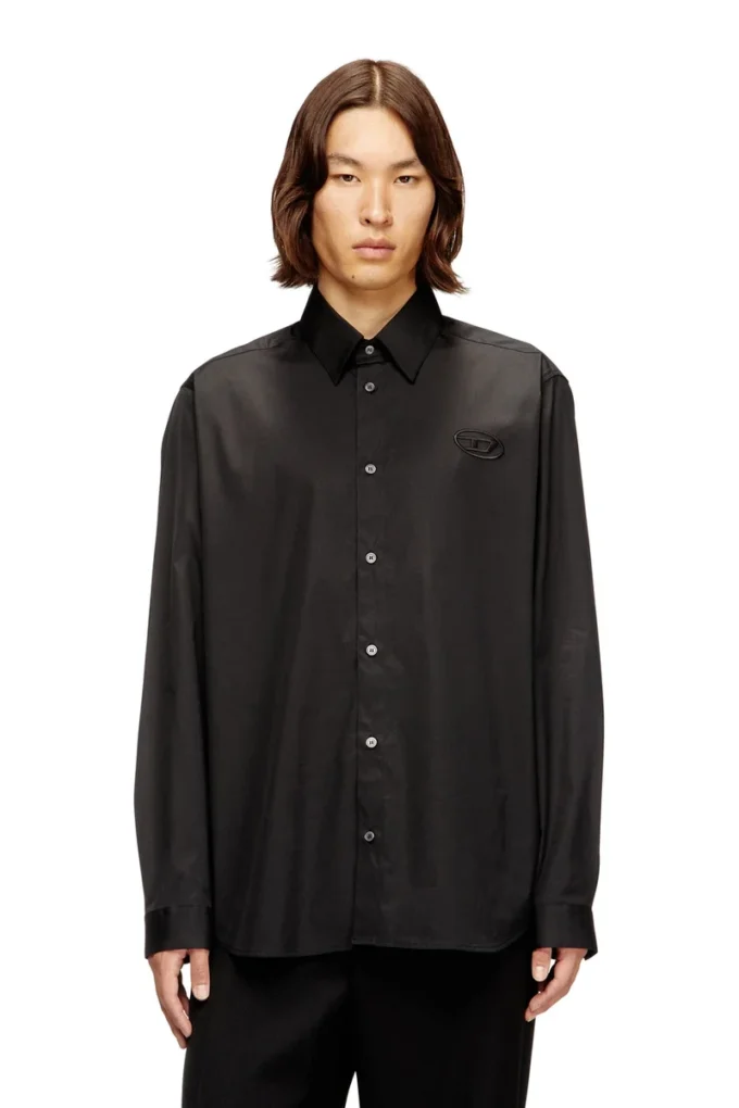 s-simply-gsbh Stretchskjorta i poplin med broderi