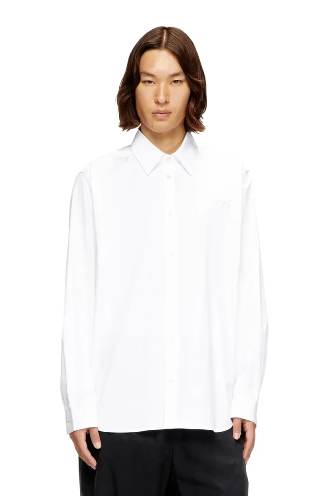 s-simply-gsbh Stretchskjorta i poplin med broderi