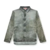 s-simply-lkct Skjorta i viskos med denimlook