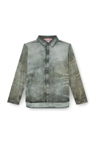 s-simply-lkct Skjorta i viskos med denimlook