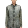 s-simply-lkct Skjorta i viskos med denimlook