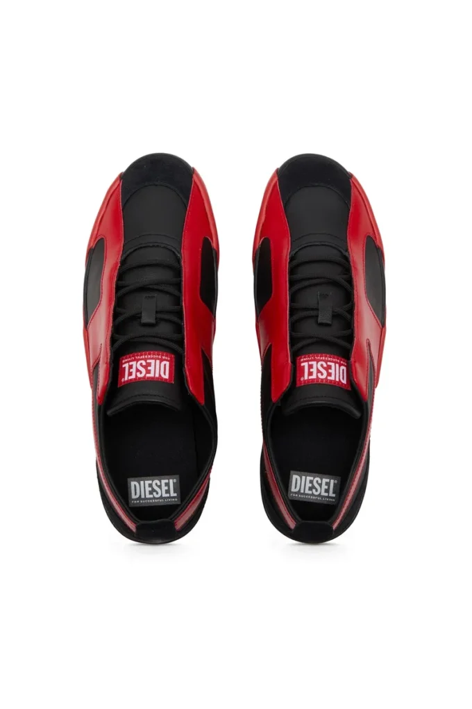 s-slante-d low S-Slante-D-Sneakers i mocka och läder med D-logotyp s-slante-d low S-Slante-D-Sneakers i mocka och läder med D-logotyp