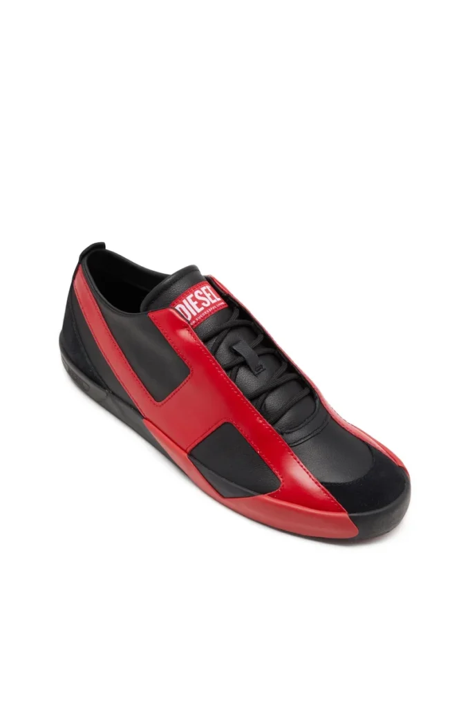 s-slante-d low S-Slante-D-Sneakers i mocka och läder med D-logotyp s-slante-d low S-Slante-D-Sneakers i mocka och läder med D-logotyp