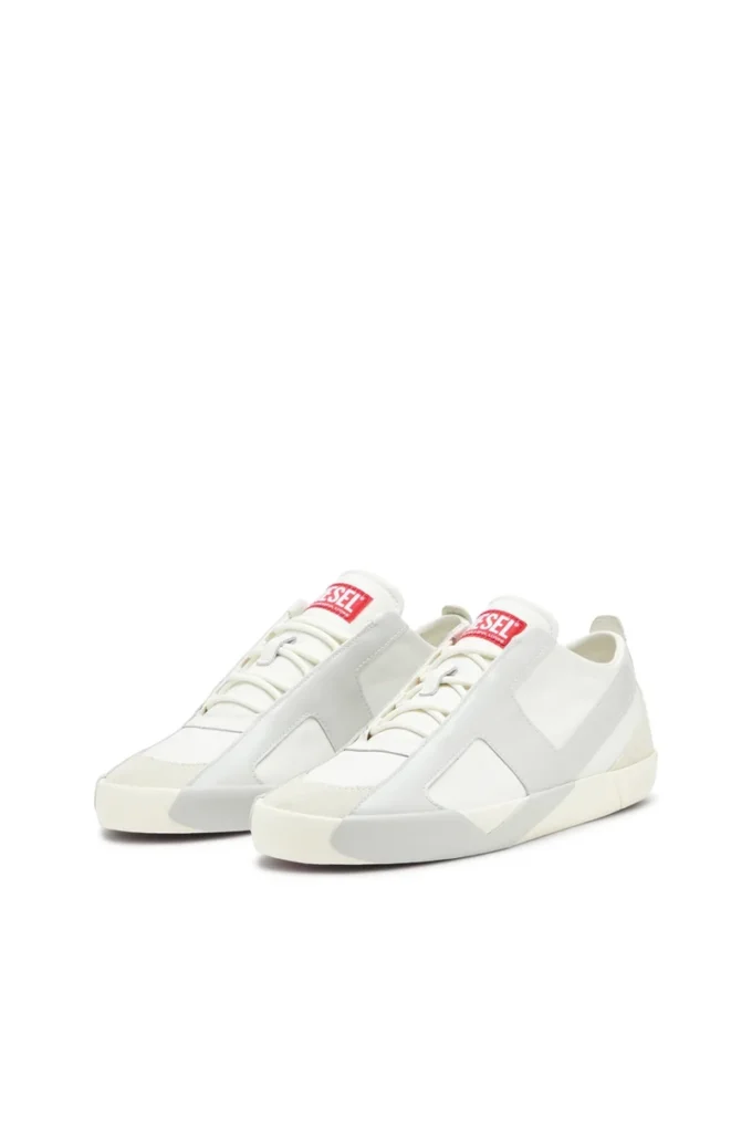 s-slante-d low S-Slante-D-Sneakers i mocka och läder med D-logotyp s-slante-d low S-Slante-D-Sneakers i mocka och läder med D-logotyp