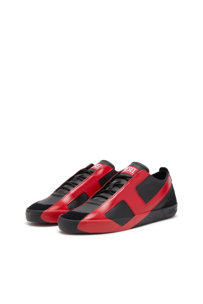 s-slante-d low S-Slante-D-Sneakers i mocka och läder med D-logotyp s-slante-d low S-Slante-D-Sneakers i mocka och läder med D-logotyp