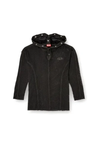s-thug-fishnet Fishnet-hoodie med heltäckande huva