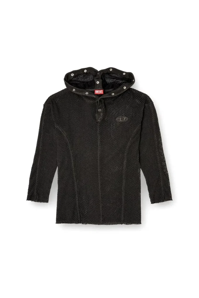 s-thug-fishnet Fishnet-hoodie med heltäckande huva s-thug-fishnet Fishnet-hoodie med heltäckande huva
