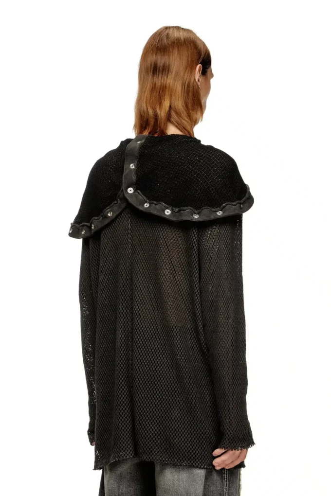 s-thug-fishnet Fishnet-hoodie med heltäckande huva s-thug-fishnet Fishnet-hoodie med heltäckande huva