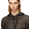 s-thug-fishnet Fishnet-hoodie med heltäckande huva s-thug-fishnet Fishnet-hoodie med heltäckande huva