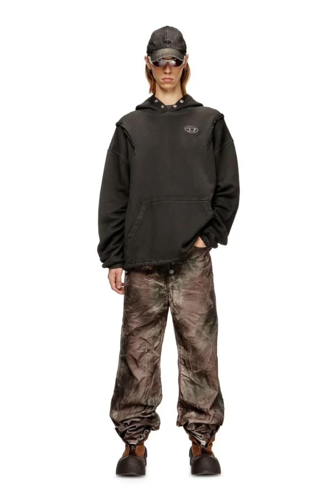 s-thug-hoodie Hoodie med blekt effekt