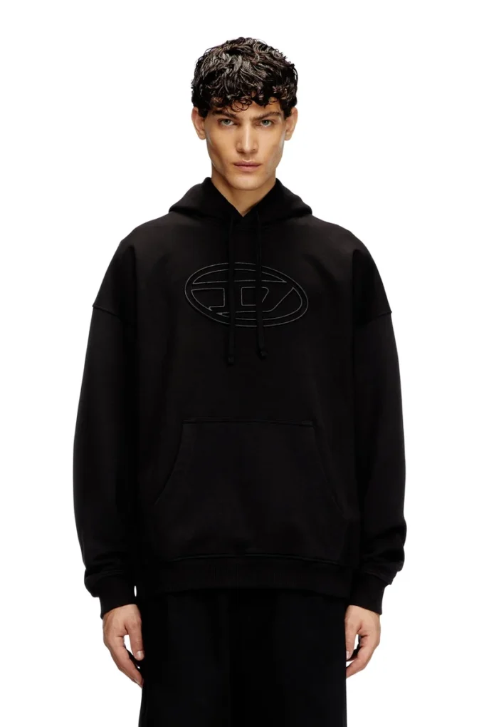 s-ummer-bigoval Hoodie med präglat Oval D s-ummer-bigoval Hoodie med präglat Oval D