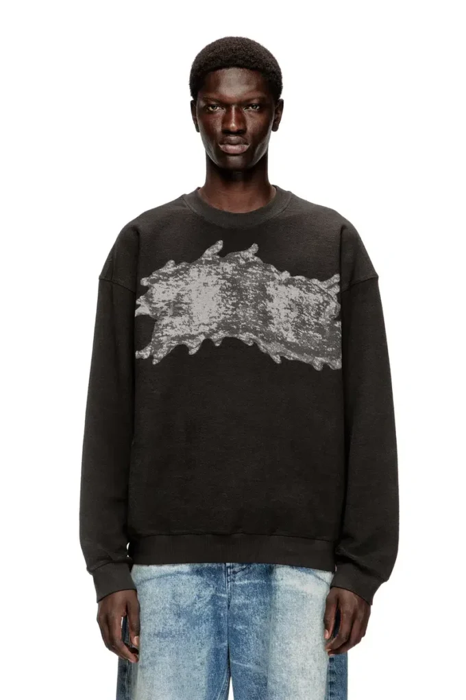 s-valentin-jmbv Sweatshirt med graffititryck