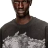 s-valentin-jmbv Sweatshirt med graffititryck