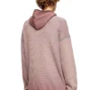 s-waf-hood-new Hoodie i blekt våffelstickat med grafiskt tryck s-waf-hood-new Hoodie i blekt våffelstickat med grafiskt tryck