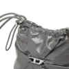 scrunch-d bucket Scrunch-D-Bucket-väska i glänsande skrynkligt läder