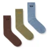 skm-d-tennis-crew-17,5 3-pack ribbade strumpor med D-logotyp skm-d-tennis-crew-17,5 3-pack ribbade strumpor med D-logotyp