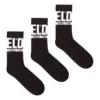 skm-ray-threepack 3-pack strumpor med logotyp på resåren skm-ray-threepack 3-pack strumpor med logotyp på resåren