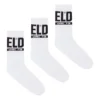 skm-ray-threepack 3-pack strumpor med logotyp på resåren skm-ray-threepack 3-pack strumpor med logotyp på resåren
