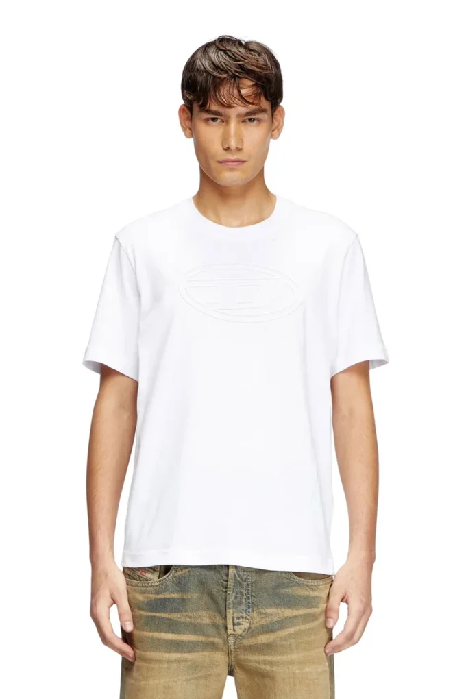 t-adjust-bigoval T-shirt med präglat Oval D t-adjust-bigoval T-shirt med präglat Oval D