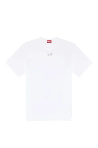 t-adjust-od T-shirt med metalliskt Oval D