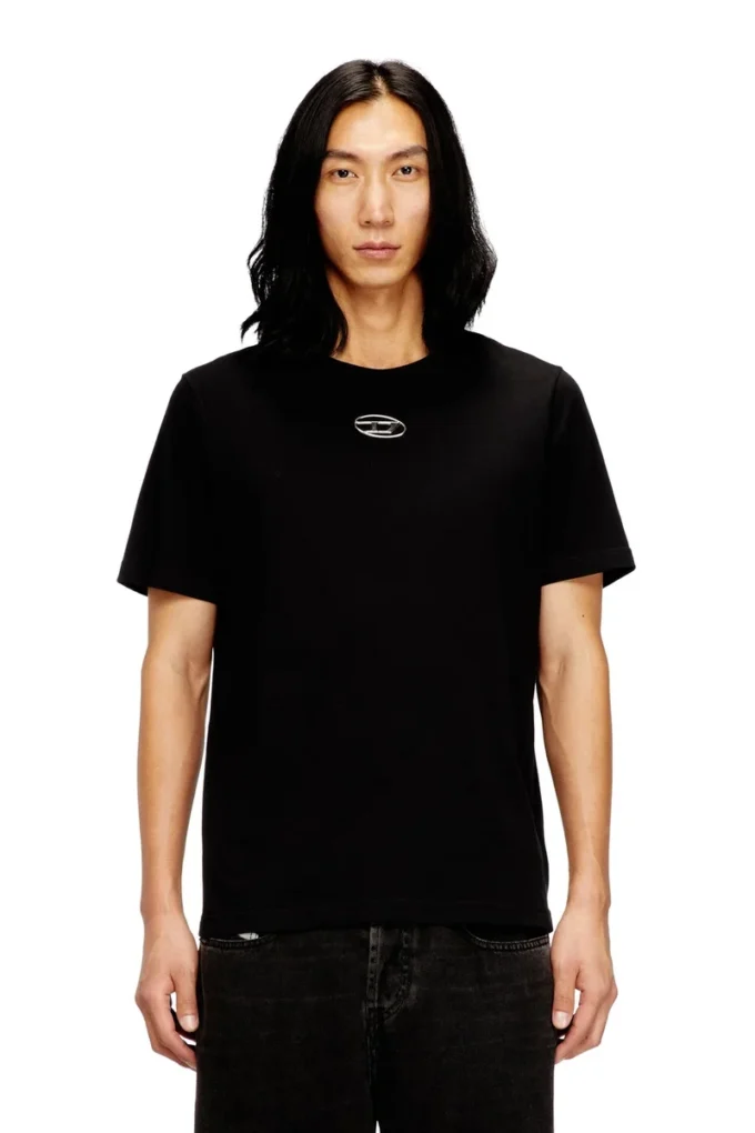 t-adjust-od T-shirt med metalliskt Oval D t-adjust-od T-shirt med metalliskt Oval D