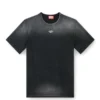 t-adjust-t1 Blekt T-shirt med utskuren oval D t-adjust-t1 Blekt T-shirt med utskuren oval D