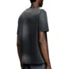 t-adjust-t1 Blekt T-shirt med utskuren oval D t-adjust-t1 Blekt T-shirt med utskuren oval D