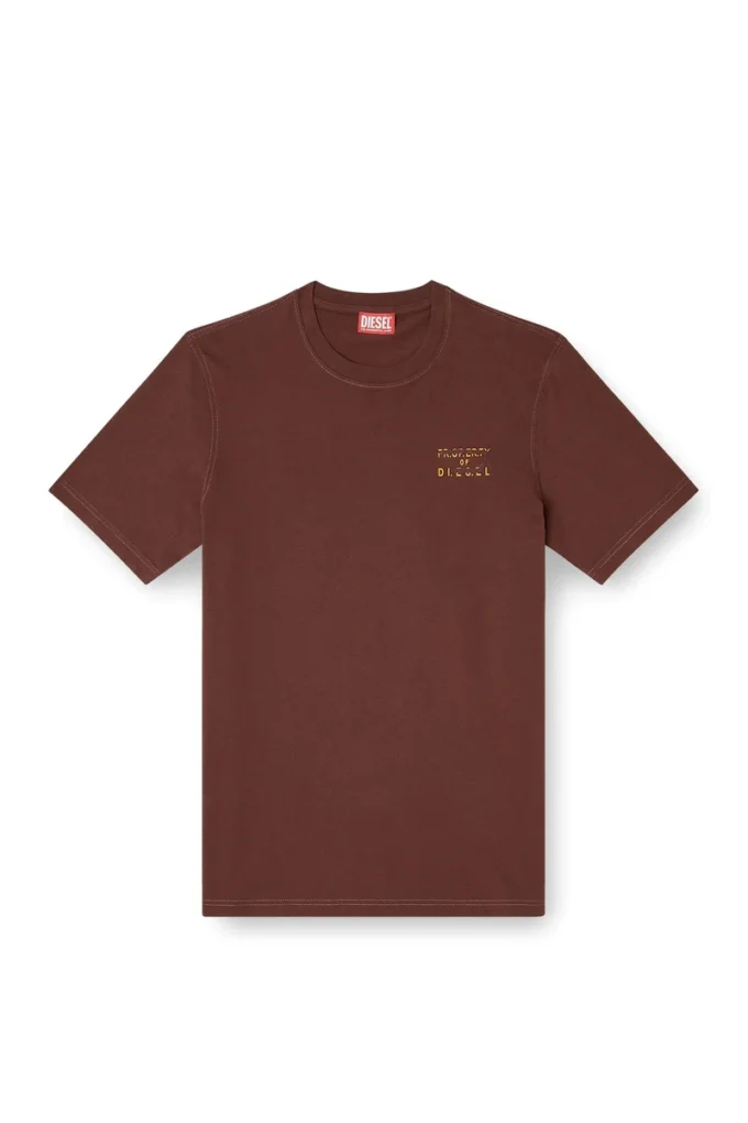 t-adjust-v5 T-shirt i bomull med pufftryck t-adjust-v5 T-shirt i bomull med pufftryck